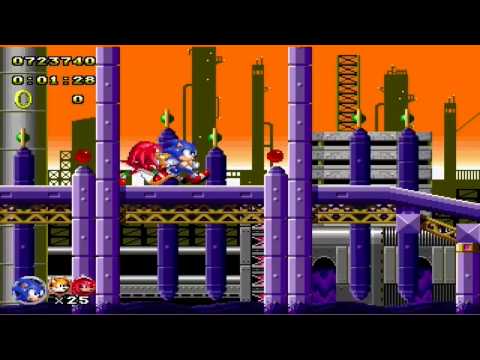 Sonic Classic Heroes Playthrough (100%) Part 7 The Hilltop Ocean of a Mystic Metropolis