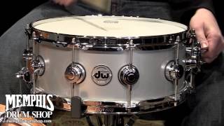 Video thumbnail for DW 14 x 5.5 Collector's Series Thin Aluminum Snare Drum by Memphis Drum Shop