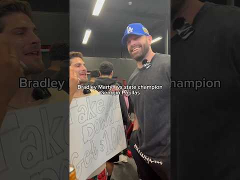 Bradley Martyn gets taken down by a man half his size 😤 #shorts #viral #reels #foryou #trending