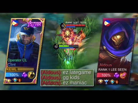 TOP GLOBAL CLINT VS HYPER LATE GAME ALDOUS!🔥 INTENSE BATTLE! | (MUST WATCH) - MLBB