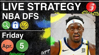 NBA DFS Strategy Friday 4/5/24 | DraftKings &amp; FanDuel NBA Lineup Picks