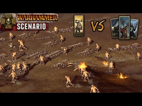 Total War: Warhammer - Giant Invasion (40 Giants vs Empire Army)