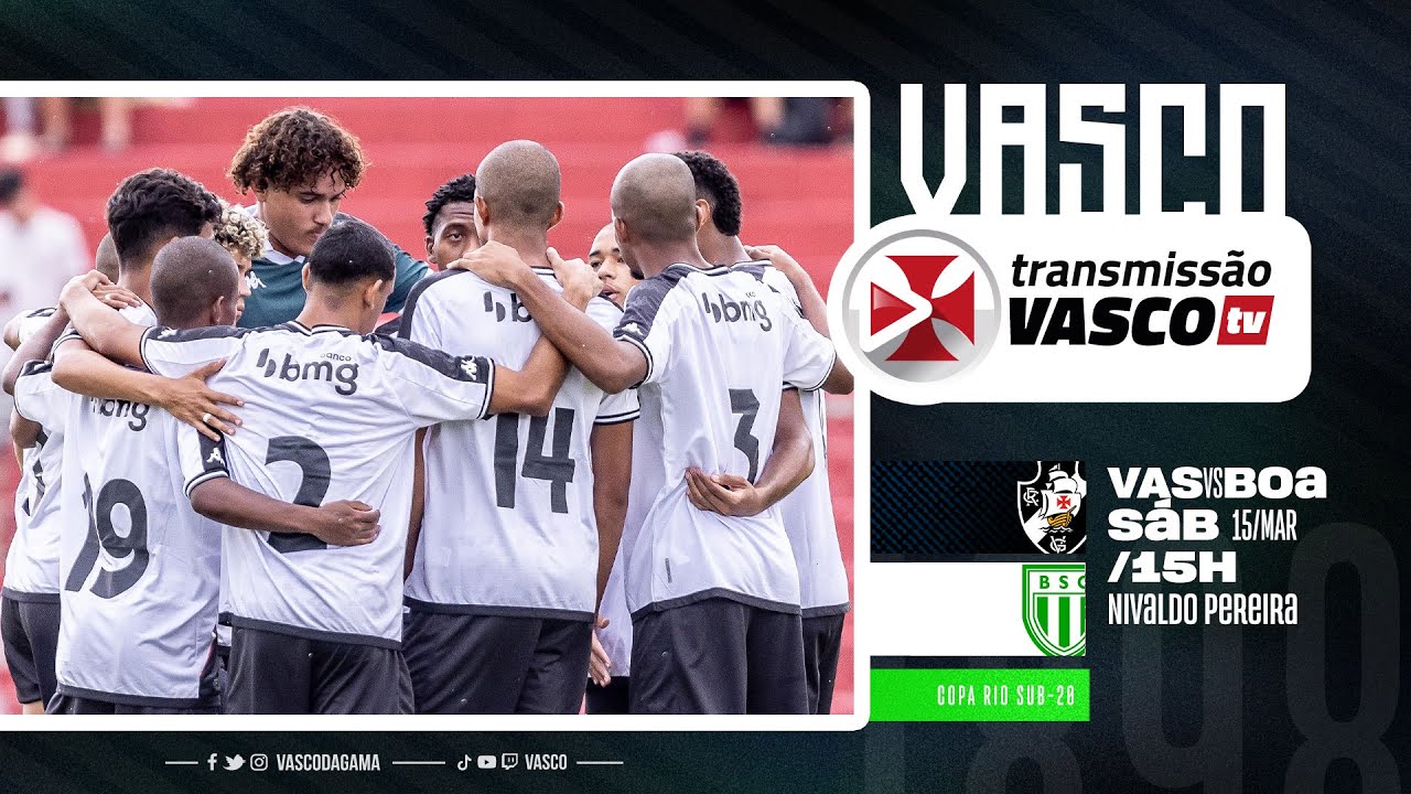 AO VIVO - VASCO x BOAVISTA | COPA RIO SUB20 - 1ª RODADA