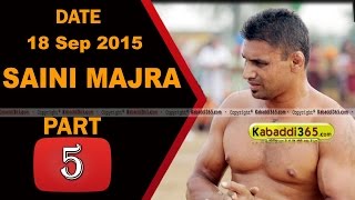 (1) Saini Majra (Mohali) Kabaddi Touranament 18 Sep 2015