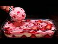 Delicious Homemade Strawberry Ice Cream Only 3 Ingredients