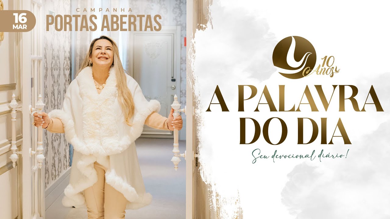 A PALAVRA DO DIA | 16 MARÇO 2025 | Bispa Virginia Arruda