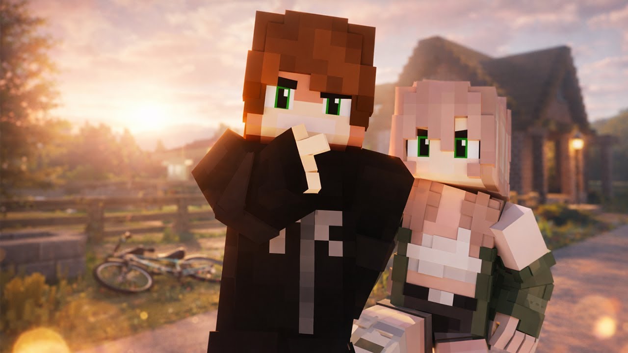 Майнкрафт фильм «ДЕТСТВО» — Первая любовь l Фильм #майнкрафт