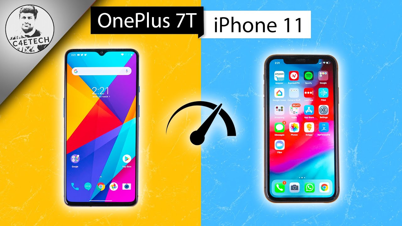 OnePlus 7T vs iPhone 11 Speedtest Comparison - Can OnePlus Do It Again?