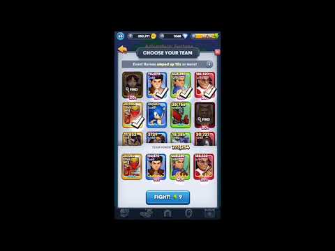 SEGA Heroes gameplay. Adventure: Fortune final level