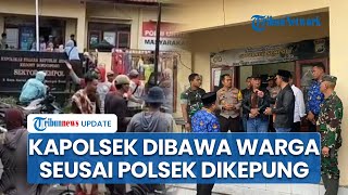 Kapolsek Ijen Bondowoso Sempat Ditahan Warga seusai Digeruduk, Wabup hingga Kapolres Turun Tangan
