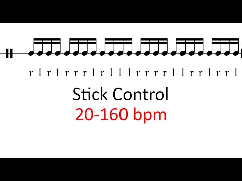 Stick control | 20-160 bpm sheet music