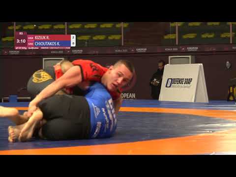 Qual. Men's GP No-Gi - 84 kg: R. KIZIUK (UKR) v. K. CHIOUTAKOS (GRE)