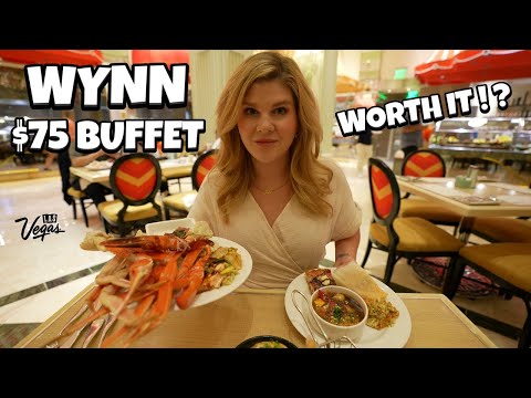 Experimentei o NOVO Buffet Espetacular de Frutos do Mar de $ 75 do Wynn em Las Vegas!