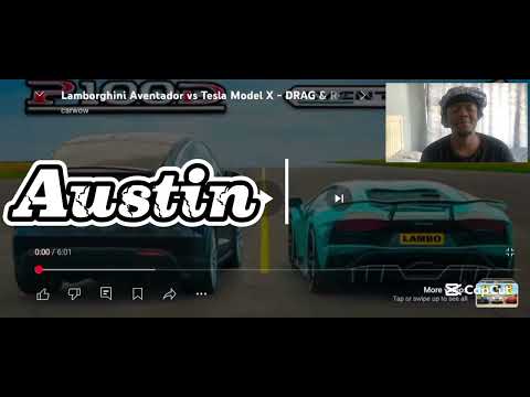 Lamborghini Aventador vs Tesla Model X -DRAG & ROLL RACE -WILL AN EV SUV beat a supercar (REACTION )