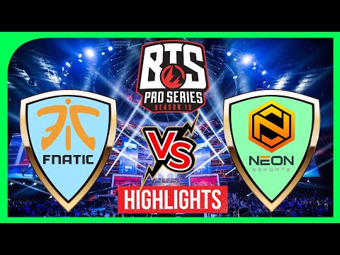 Fnatic vs Neon GAME 1 - BTS Pro Series 12 SEA / HIGHLIGHTS /