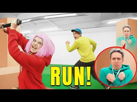 HIDE AND SEEK IN BOXES FROM MONSTERS AND ALINA! DO NOT TRY THIS