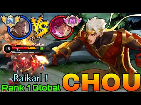 Hard Carry Chou VS Supreme Beatrix! - Top 1 Global Chou by Raikarl ! - Mobile Legends