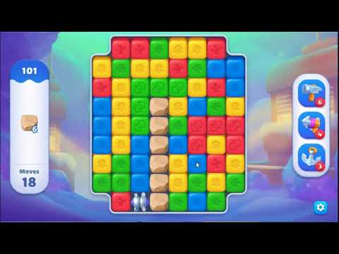 Fishdom Blast Level 101 - NO BOOSTERS GAMEPLAY 🐠 | SKILLGAMING ✔️