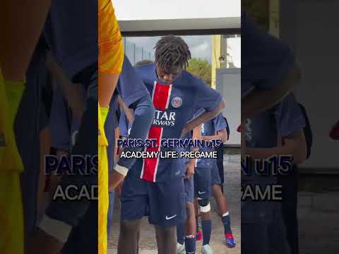 Paris St. Germain u15: pre-game #academy #soccer #football #academy #ParisStGermain #PSG #u15