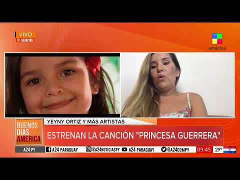 Yeyny Ortiz presenta su sencillo “Princesa guerrera” por el día de la mujer paraguaya
