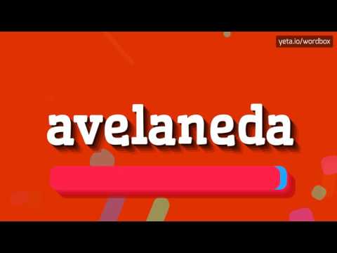 AVELANEDA - HOW TO PRONOUNCE IT!?