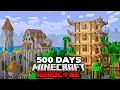 I Survived 500 Days In Hardcore Minecraft Survival FULL MOVIE