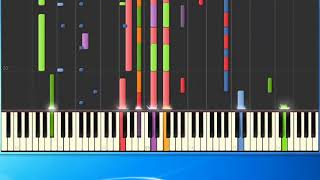 [Piano Tutorial Synthesia]La donna infinita - Pooh