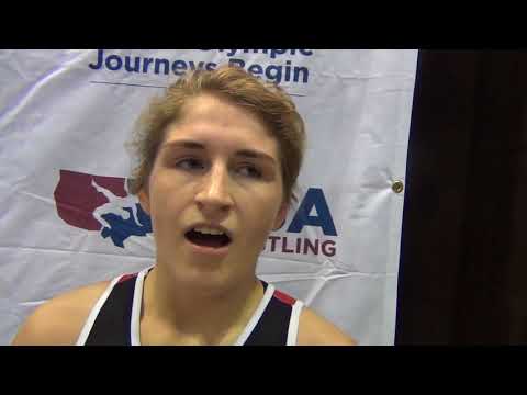 Ronna Heaton after 55 kg Semis win at U23 Trials