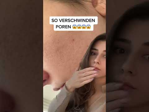 So verschwinden Poren😱😍 #skincare #hautpflege #reinehaut #akne