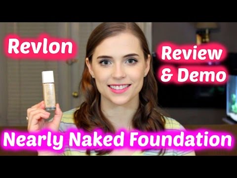 Review & Demo: Revlon Nearly Naked Foundation Video