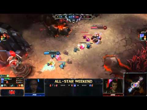 All-Star Top Lane 1v1 tournament - PDD (Annie) vs SoaZ (Nunu) - Semi Finals