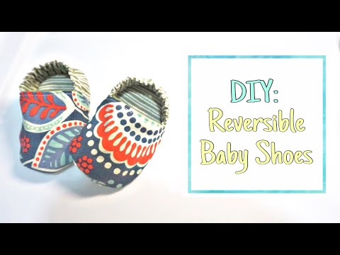 DIY: How to Sew Reversible Baby Shoes