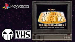 Midway Presents Arcade's Greatest Hits The Atari Collection 1 (PS1) VHS Recorded Clips