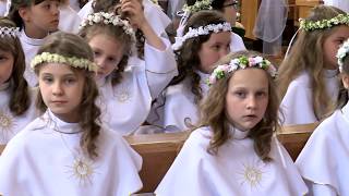 2018 05 13 I Komunia Święta Rzeszów w kościele pw  Świętej Rodziny
