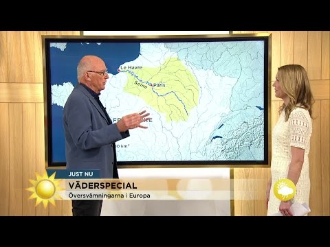 Meteorologen: "Folk hinner inte undan vattenmassorna" - Nyhetsmorgon (TV4)
