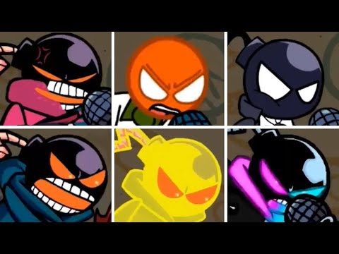 Friday Night Funkin' - Overhead but everytime it's Fire Whitty turn a Different Skin Mod is used