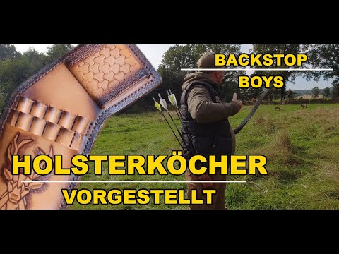 Holsterköcher für bis zu 9 Pfeile vorgestellt. Bogenschießen macht glücklich!