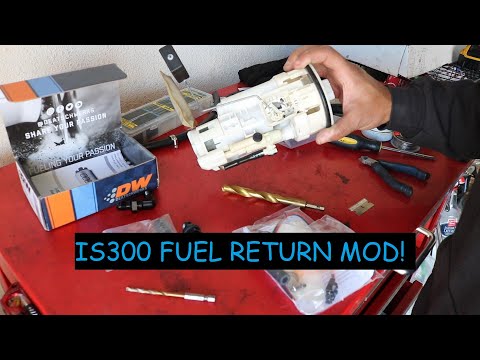 Tech Series EP. 2 (IS300 fuel return modification) DW300 PUMP!