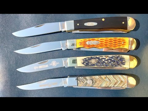 ~ Trappers ~ Comparison video on Whiskey Bent, Frost, Rough Rider and Case Trappers ~ Who will win?