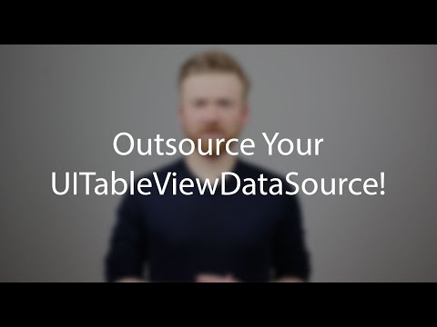 Outsource your UITableViewDataSource!