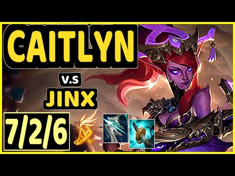 CAITLYN vs JINX - 7/2/6 KDA BOTTOM ADC CHALLENGER GAMEPLAY - NA