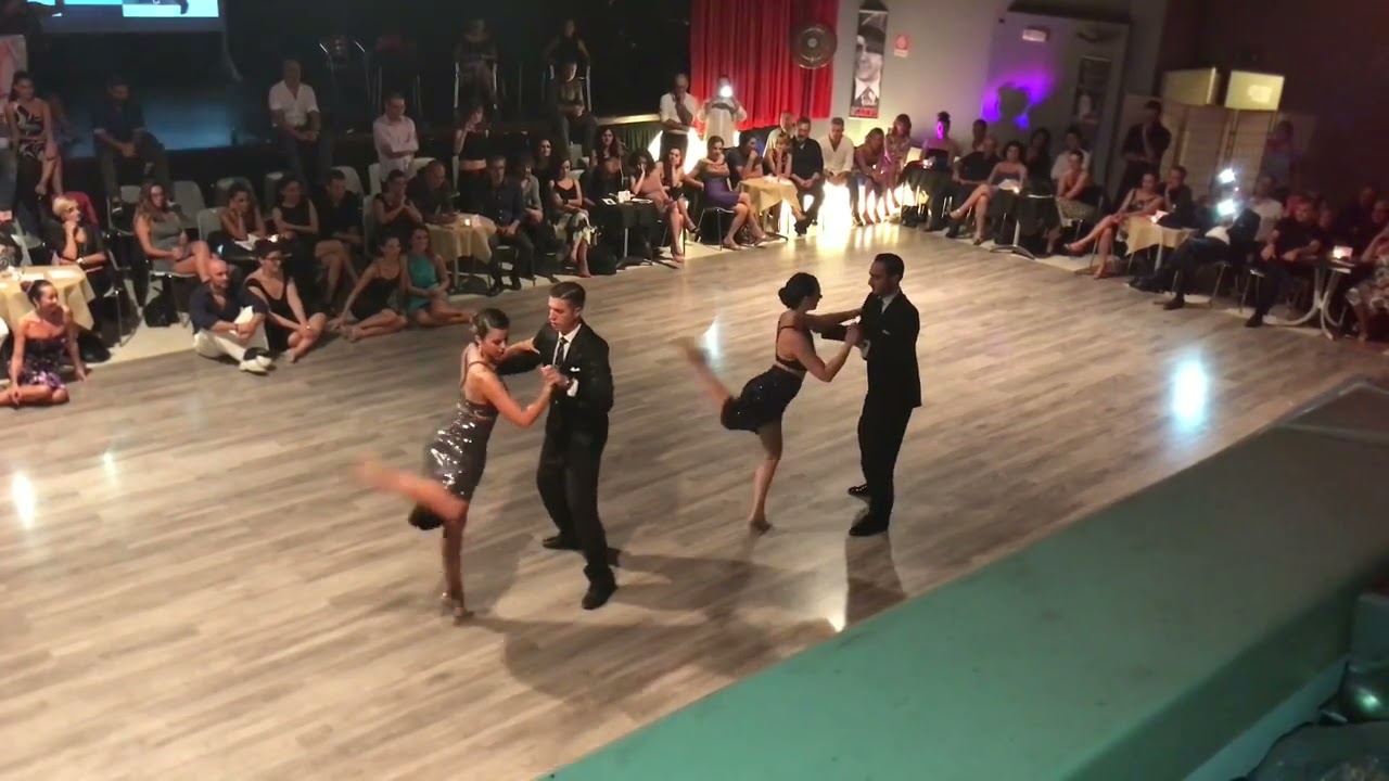 Video thumbnail for El Huracán - Bailan Fausto Carpino y Stephanie Fesneau & Claudio Forte y Barbara Carpino