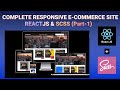 Complete E Commerce Website With ReactJs ReactRouter Sass Part1