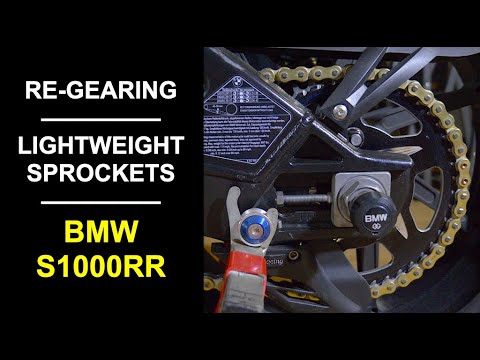 Changing Gearing Ratio and Fitting Lighter Sprockets and Chain on the BMW S1000RR