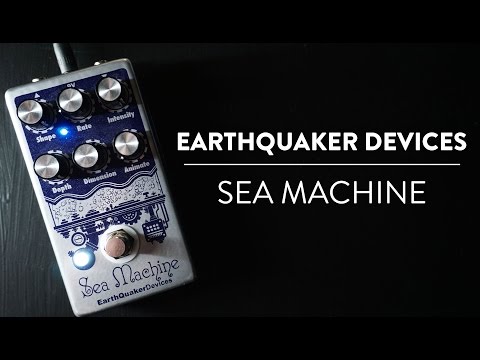 EarthQuaker Devices Sea Machine Chorus 2012 - 2014 - Cobalt / Black Print image 6