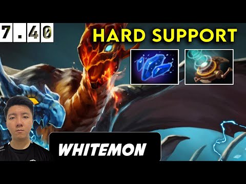 Whitemon Jakiro Hard Support - Dota 2 Patch 7.40 Pro Player Full gameplay