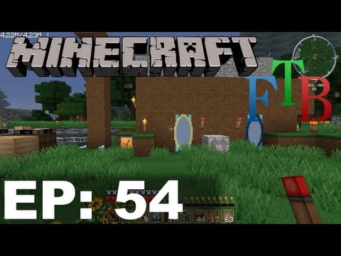 FTB Minecraft EP54 - Trying More Of The Portal Mod