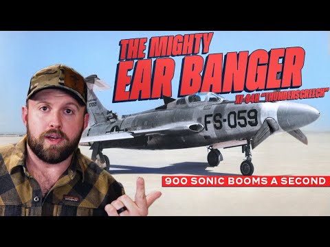 900 Sonic Booms Per Second -  XF-84H Thunderscreech