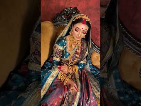#rajendrani# Makeup artist -Barnali Basak, Photographer -Santu Debnath #makeup #video  #reels