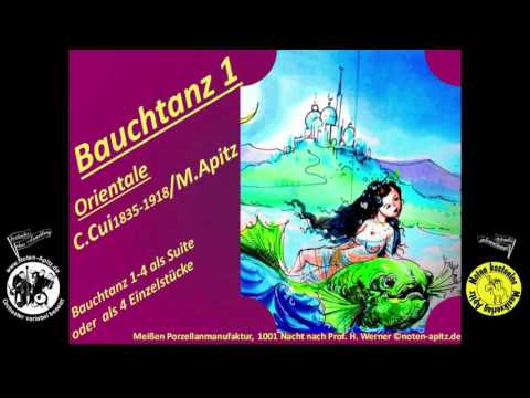 Bauchtanz 1 Orientale C. Cui Noten umsonst Schlossconsortium Orch.Schloss Köthen Meißner Porzellan